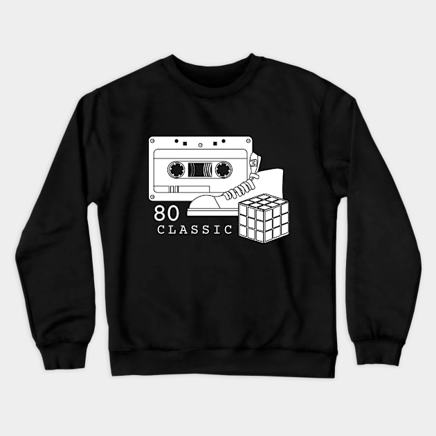 80s classic shirts styles for your gift Crewneck Sweatshirt by PJ SHIRT STYLES